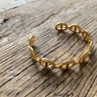 Chain Open Bangle Gold - One Size