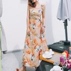 Floral Sleeveless Midi Sun Dress