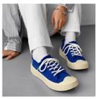 Distressed Applique Lace Up Sneakers