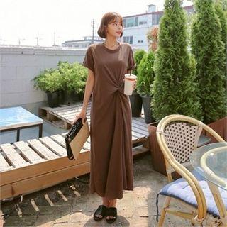 Twisted Maxi T-shirt Dress