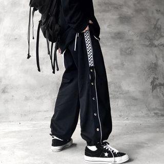 Checker Print Harm Pants