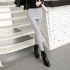 Plain Skirt Insert Leggings