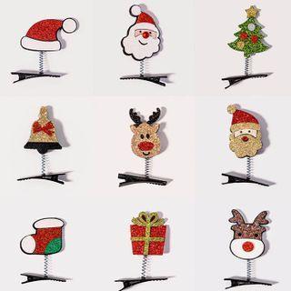 Christmas Party Hair Clip (various Designs)