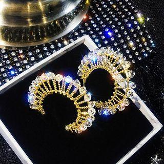 Open Hoop Statement Earring 1 Pair - As Shown In Figure - One Size
