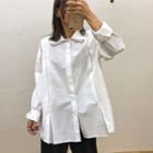 Long Sleeve Double Collar Shirt