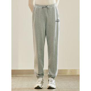 Snug Club Pintuck Jogger Pants Gray - One Size