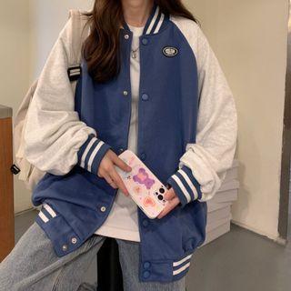 Two-tone Applique Jacket
