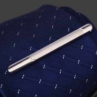 Alloy Tie Clip 1 Pc - J48 - Alloy Tie Clip - Silver - One Size