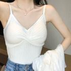 Twisted Ribbed Camisole Top