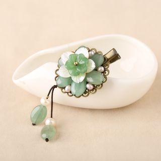 Floral Hair Clip As Shown In Figure - One Size