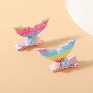 Alloy Fish Tail Hair Clip As Shown In Figure - One Size