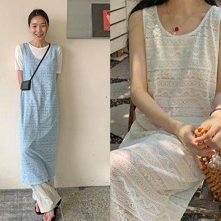 Crochet Long Tank Dress