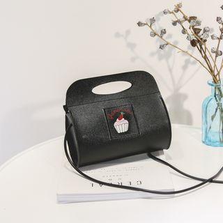 Print Applique Cross Bag