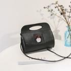 Print Applique Cross Bag