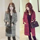Houndstooth Button Coat