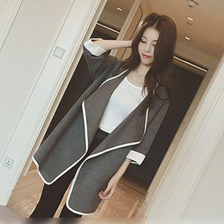 Plain 3/4 Sleeve Jacket