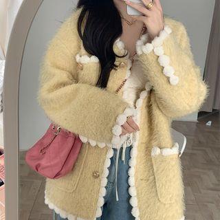 Pom Pom Fluffy Jacket