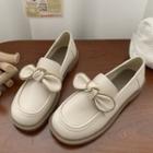 Square Toe Bow Loafers (various Designs)