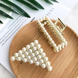Faux Pearl Hair Clamp (various Designs)