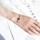 925 Sterling Silver Bead & Moon Bracelet Bead & Moon Bracelet - One Size