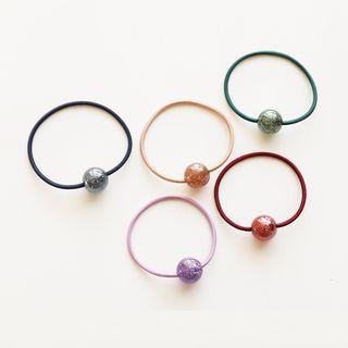 Glitter Bead Hair Tie