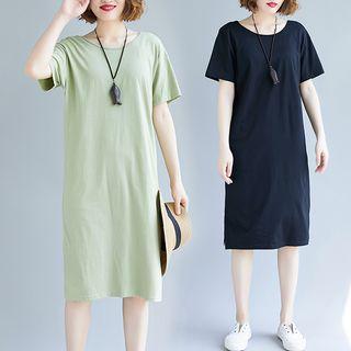 Plain T Shirt Dress