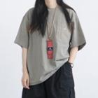 Pocket Panel Oversized Short Sleeve Top