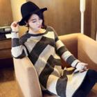 Two Tone Knit Dress