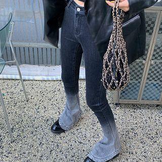 Gradient High Waist Bootcut Jeans