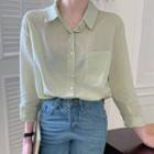Plain Shirt Fruit Green - One Size
