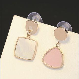 Asymmetric Metal Earring
