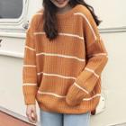 Chunky Knit Sweater Tangerine - One Size
