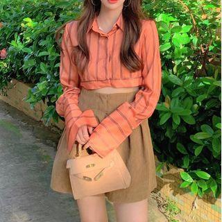 Cropped Striped Shirt / Shorts