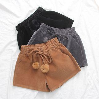 Pompom Accent Shorts