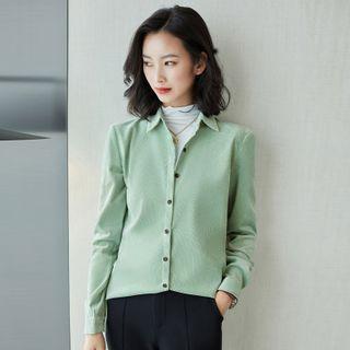Long-sleeve Corduroy Shirt / Dress Pants