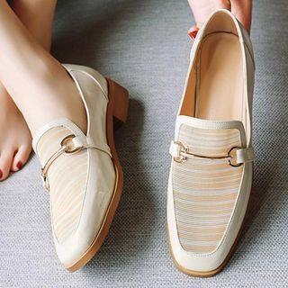 Paneled Snaffle Loafers