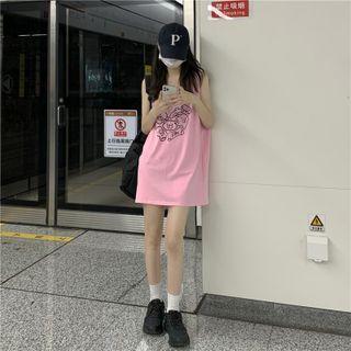 Pig Print Tank Dress