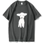 Cartoon Lamb Print T-shirt