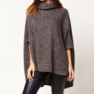 High Neck Poncho