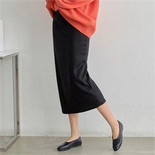 Napped H-line Long Skirt