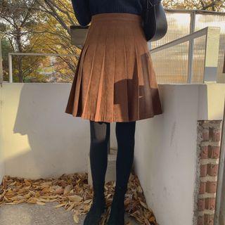 Inset Shorts A-line Pleat Skirt