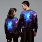 Galaxy Print Pullover