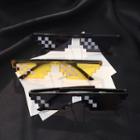 Pixelated One-piece Sunglasses