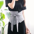 Asymmetric Pleated Belt