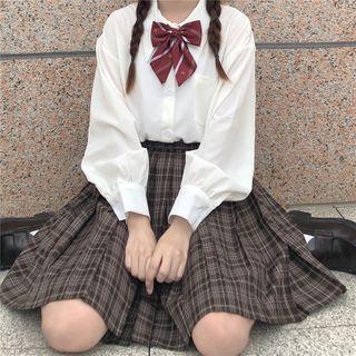 Bow Tie Long-sleeve Shirt