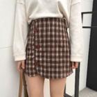 Button Pencil Skirt