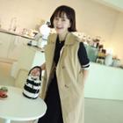 Sleeveless Midi Trench Jacket