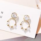 Hoop Earring 1 Pair - E1361 - Gold - One Size