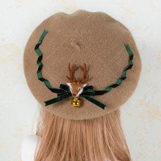 Deer-accent Beret