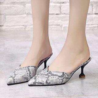 Python Print High-heel Mules